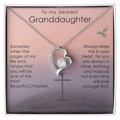 Forever Love Heart, To My Granddaughter