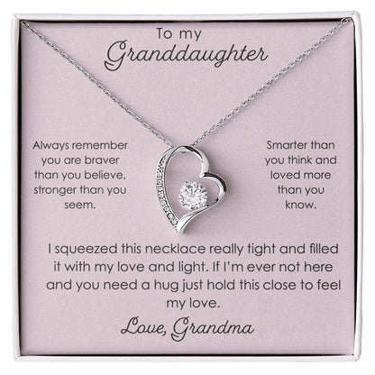 Forever Love Heart, To My Granddaughter