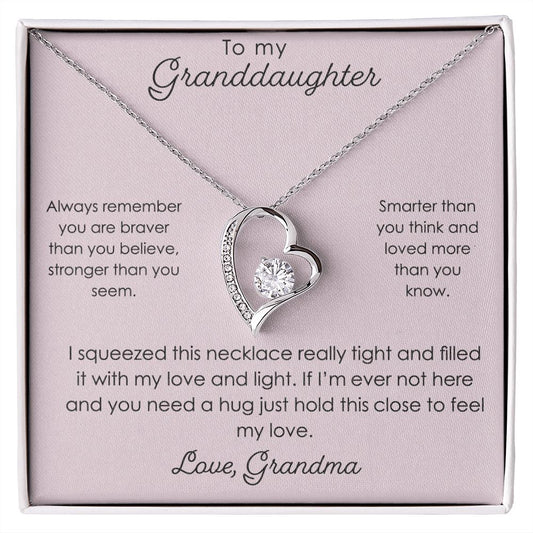 Forever Love Heart, To My Granddaughter