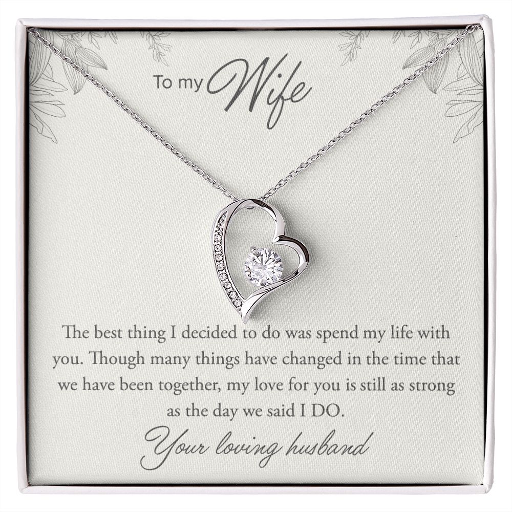 Forever Love Heart, To My Wife