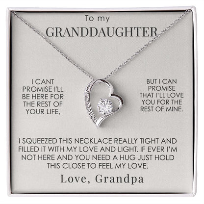 Forever Love Heart, To My Grandaughter