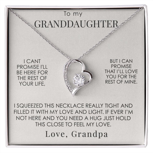 Forever Love Heart, To My Grandaughter