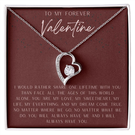 Forever Love Heart, To My Forever Valentine
