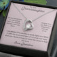 Forever Love Heart, To My Granddaughter