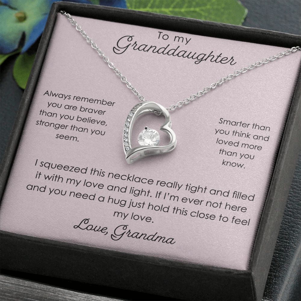 Forever Love Heart, To My Granddaughter