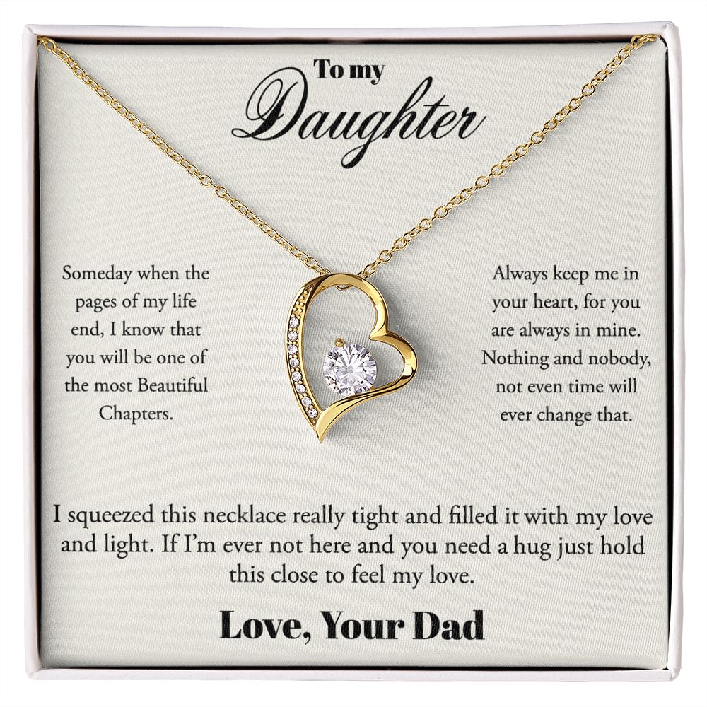 Forever Love Heart, To My Daughter