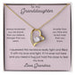 Forever Love Heart, To My Granddaughter