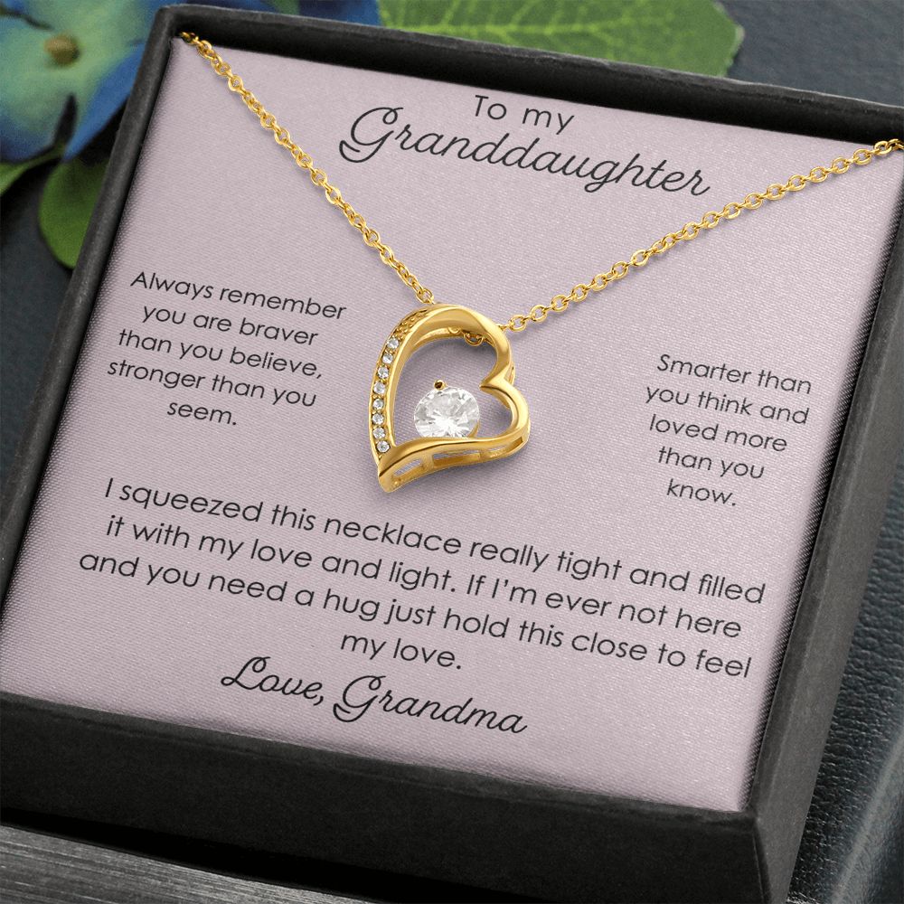 Forever Love Heart, To My Granddaughter